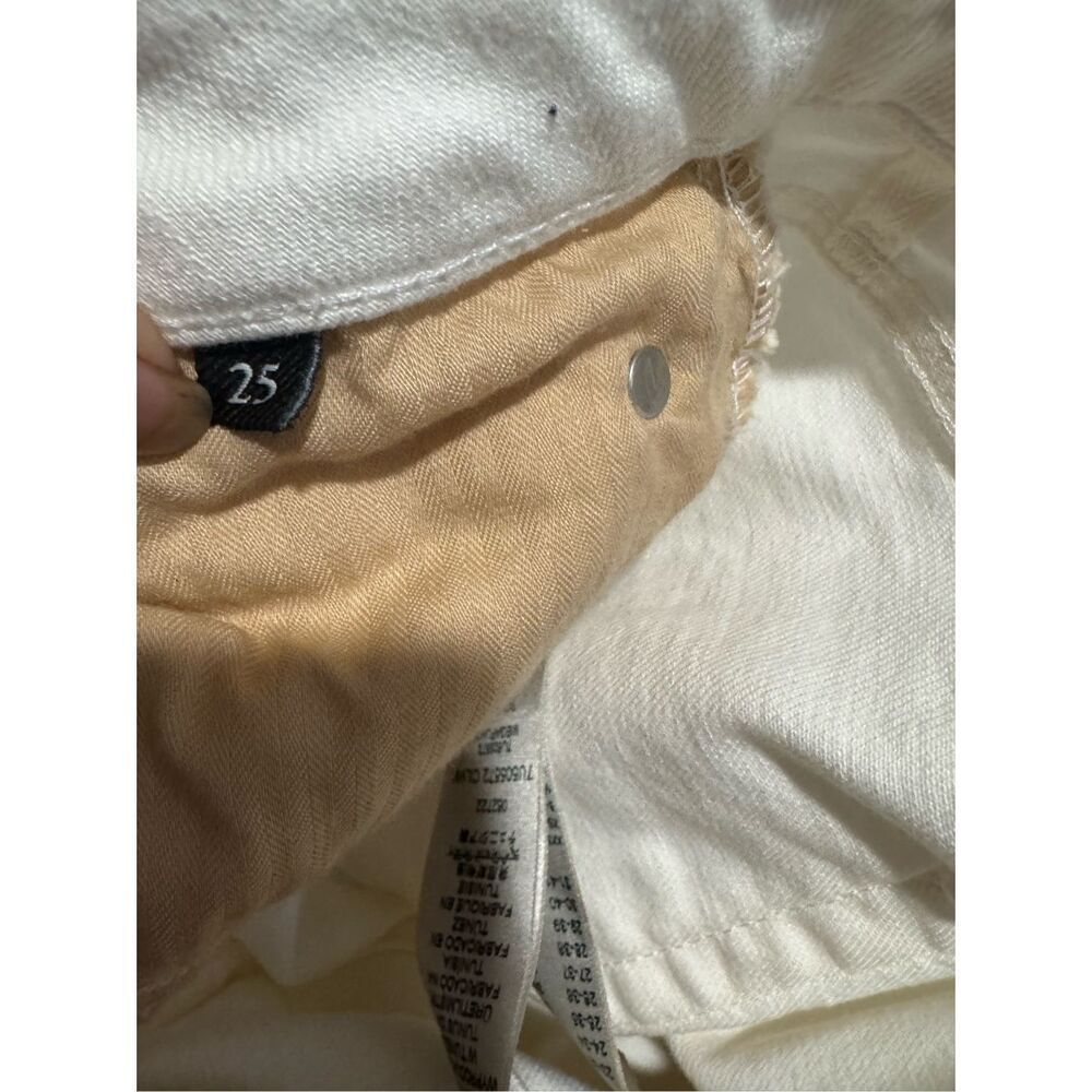 7 for all man kind in off white Megaflare 25 - Picture 4 of 16